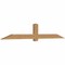 Ekena Millwork Eugene Smooth Timber Gable Bracket, Western Red Cedar, 108"W x 18"H x 3 1/2"D x 5 1/2"F, 4/12 Pitch GBW108X18X0406EUG00SWR - alternate 4